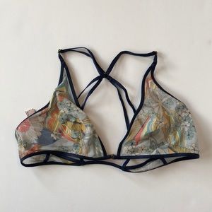 Victoria’s Secret shear printed bra